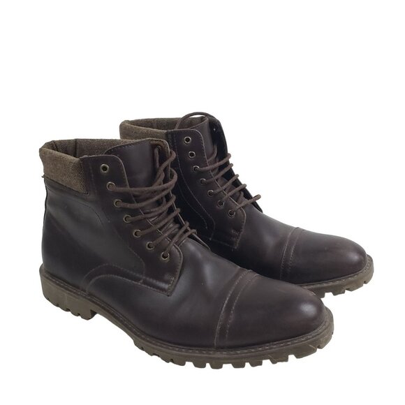 Perry Ellis Men's‎ Owen Boot in Brown - Size 10 - Picture 1 of 7